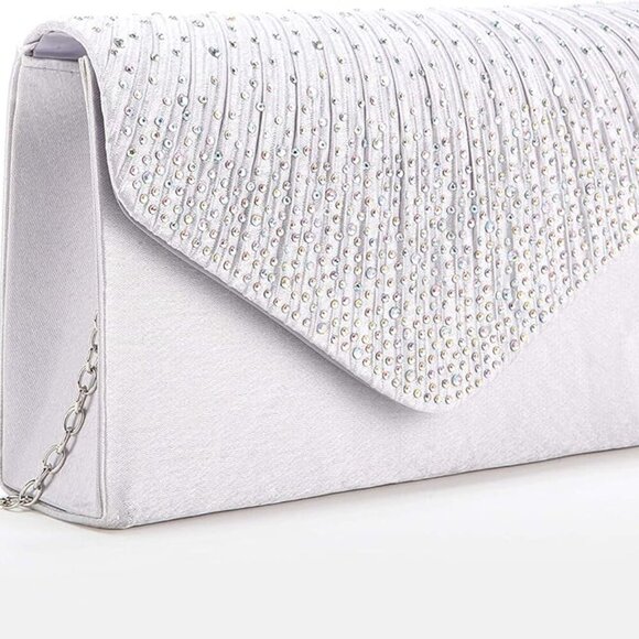 Purses and Handbags Envelope Evening Clutch Crossbody Bags Classic Wedding Party - Picture 3 of 5